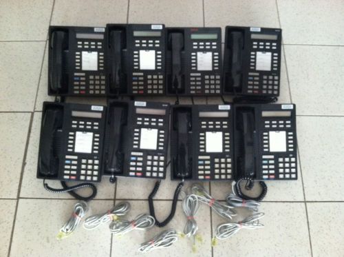 ONE LOT OF 8  AVAYA LUCENT AT&amp;T 8410D OFFICE DISPLAY PHONES