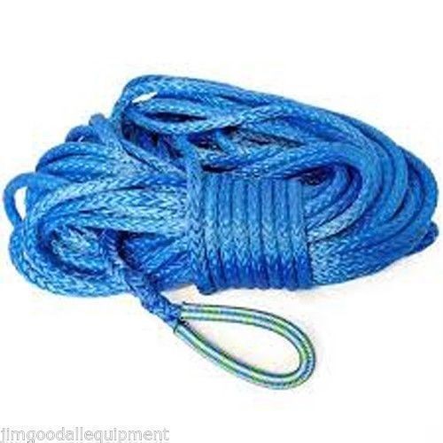 Winch Lines Amsteel Blue,12 Strand,13,700 Lb Strength,Spliceable, 5/16&#034; x 200&#039;