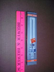 Osram New Dulux S F13TT/27K Base 6x23 13W=60w 2700K Gx23 7&#034; Unopened Bulb light