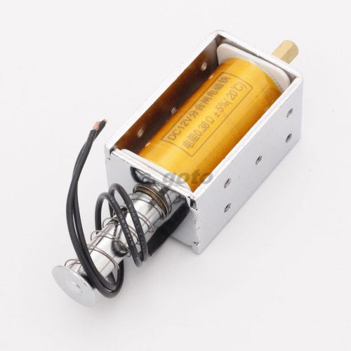 Long stroke dc12v 8a 2kg/34mm precise reset-style electromagnet for zn63 for sale