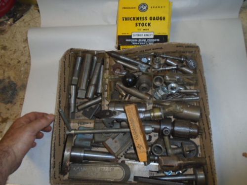 MACHINIST TOOL LATHE MILL Machinist Lot Misc Chuck Parts Cutters Etc dsf