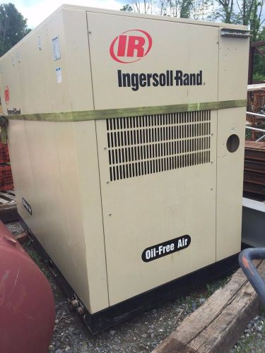 Ingersoll rand 60 hp oil free rotary screw air compressor ir sierra-h60w for sale