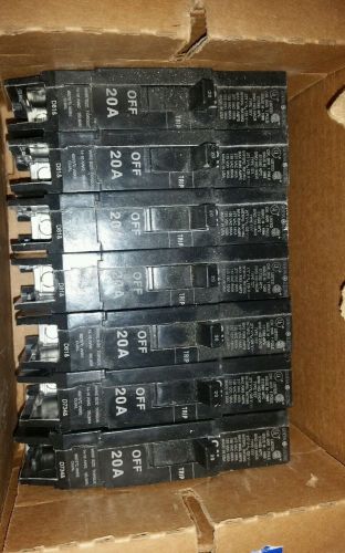 7 ge e11592 40 c swd hacr type tey 20 amp bolt on single pole circuit breakers for sale