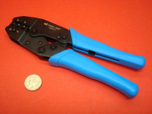 NEW TOOL AID PROFESSIONAL RATCHETING TERMINAL CRIMPER PLIERS part # 18900
