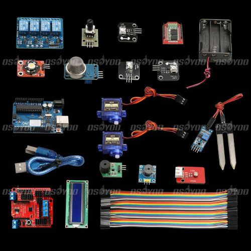 Smart Home Kits w/ UNO R3 LCD 1602 Servo Motor Sensor XBee for Arduino Starter