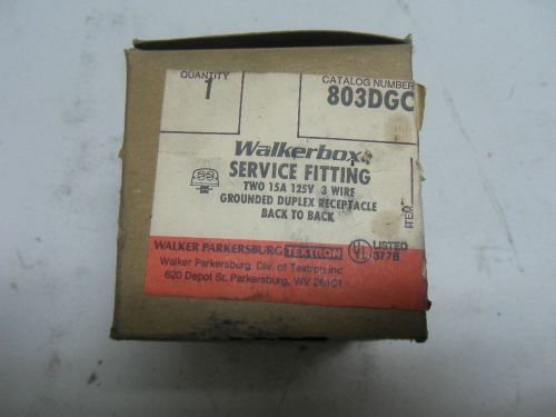 (l26-4) 1 new walker parkerburg 803dgc service fittings for sale