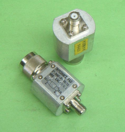 1pc HRS HI-NNF-PJ-50/75 50ohm to 75ohm N Male to Female Converter Adapter tested