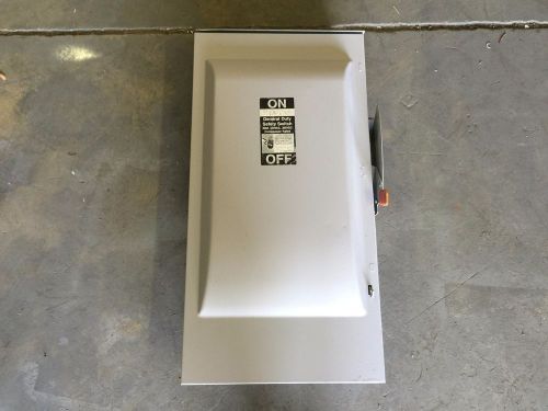 Siemens ite fusible general duty switch 200 amp 240v 2 pole gf224nr for sale