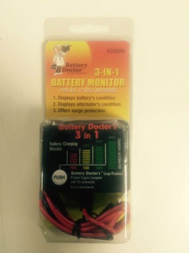 WirthCo 20099 Battery Doctor 3-in-1 Surge Protector and Charge Monitor