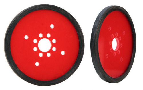 Pair of 3&#034; Diameter Precision Disk Wheels - Red (595729)
