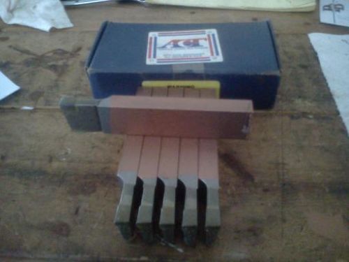 Carbide tipped BRAND NEW USA made plunge/cut off tools. 6 total pcs.