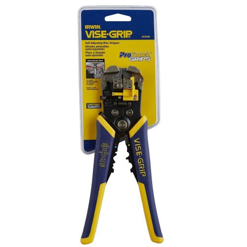 Irwin Industrial Tools 2078300 8&#034; Self-Adjusting Wire Stripper with ProTouch New