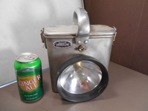 Carpenter 6 volt  battery powered light lantern   // fire dept // works for sale
