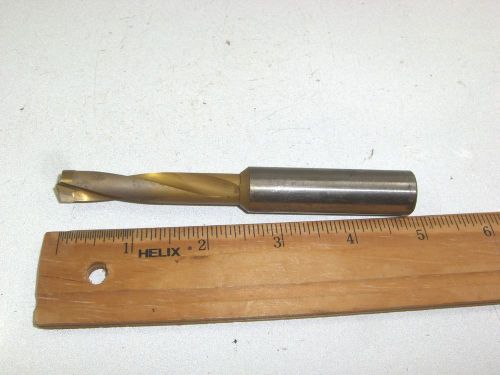 CJT KOOLTWIST CARBIDE TIPPED COOLANT FED DRILL 7/16&#034;&#034; RESHARPENED