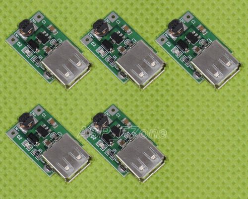 5pcs dc-dc converter step up boost module 1-5v to 5v 500ma usb charger for sale