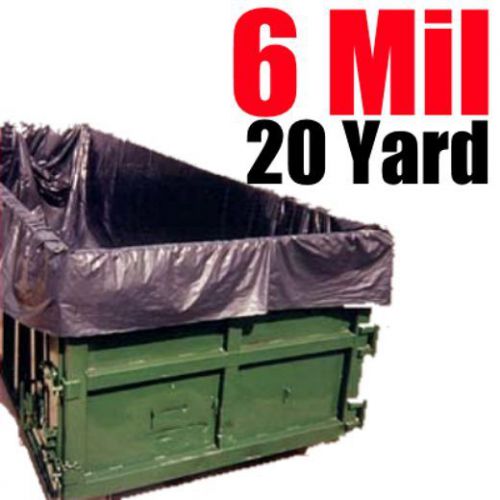 6 Mil 20 Yard Roll Off Dumpster Liner