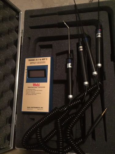 WAHL DIGITAL HEAT PROBER THERMOMETER 392VXC  WITH 4- PROBES