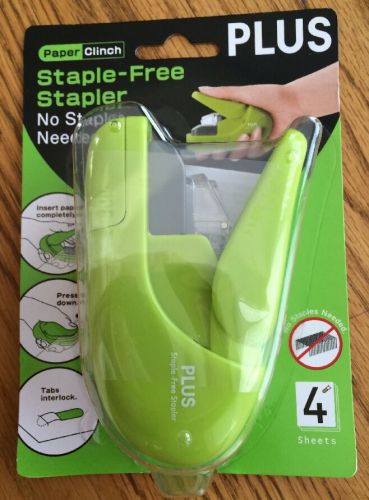 Plus - Paper Clinch Staple-Free Stapler