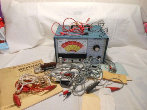 Heathkit Model CM-1050 Engine Analyzer with cables and accessories