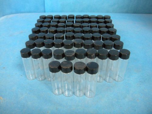 Lab glass 15ml clear vial lot of 74 for sale