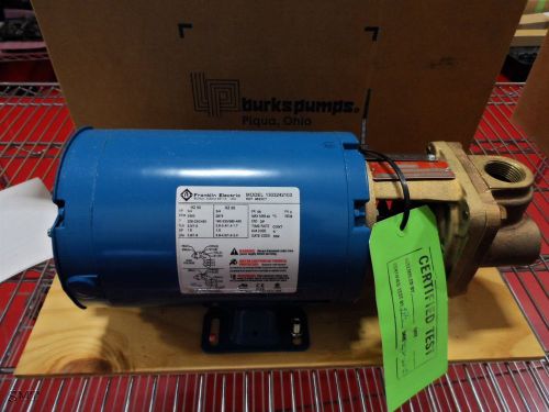 (1x) Burks Pump Series 37CT7M AB-SP (HP 3/4 PH 3 208-230/480) NSN: 6105013101434
