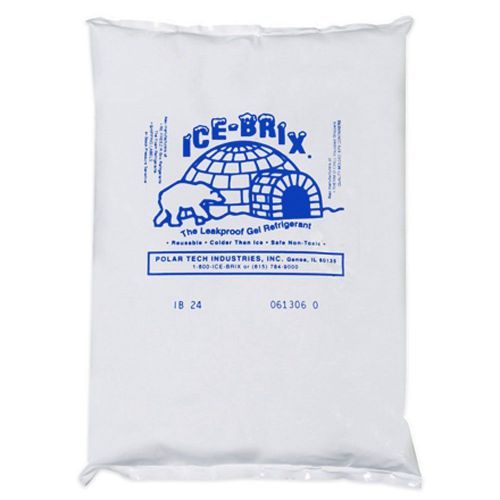 8&#034; x 6&#034; x 1 1/4&#034; - 24 oz. polar tech ice-brix™ cold packs (case of 12) for sale