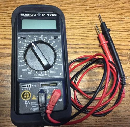 Elenco M1700 Digital Multimeter with Leads - in very good condition
