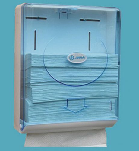 Slimroll White Hard Roll Hand Paper Towel Dispenser Blue colour
