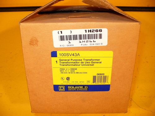 Electrical transformer square d * electric  supply power single phase new in box for sale