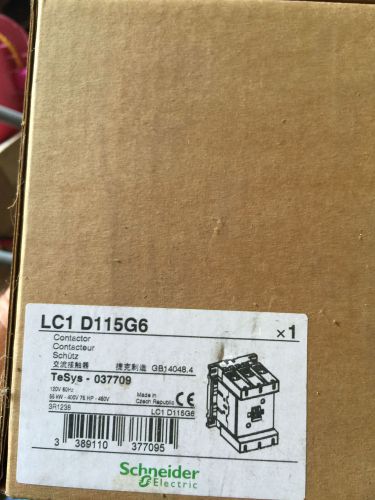 LC1 D115G6 75 HP Contactor