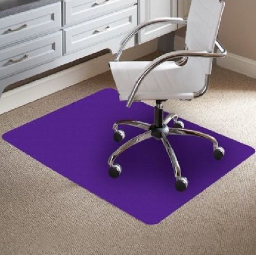 Chair mat, 36&#034; w x 48&#034; d, beautiful full color, purple for sale