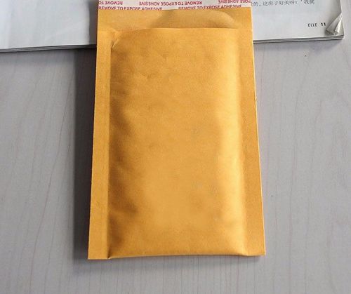 lot of 25 -90 130+40mm Kraft paper Bubble Bag Envelope Mailer Shipping Bag