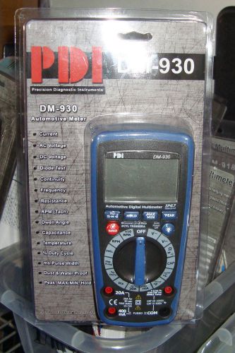 Pdi dm-930  automotive multimeter cat iii 1000v, cat iv 600v for sale