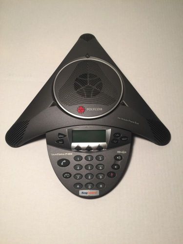 Polycom IP6000 HD PoE VoIP Conference Station Phone 2201-15600-001 Ring Central