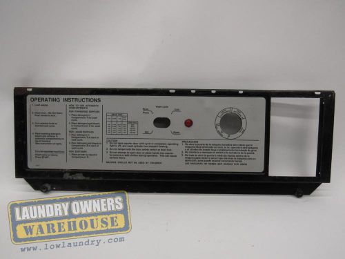 Used-471-478211-top front instructional panel w74 18lb washer - wascomat for sale