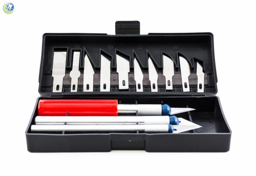 Dental lab multifunction knife scalpel razor blade precision kit cutter set 13pc for sale