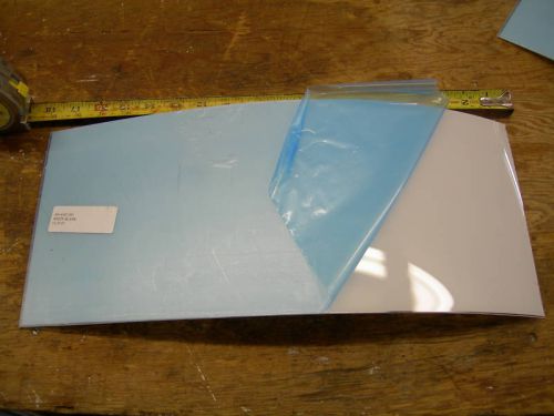 Polycarbonate light diffusing white lens material .070&#034; x 7-5/8&#034; x 18&#034; for sale