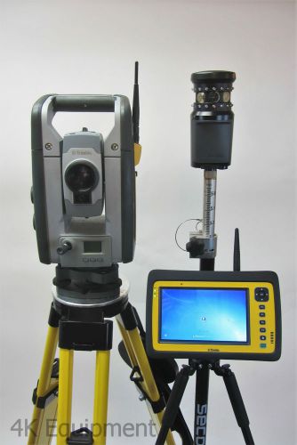 Trimble rts633 3&#034;/2&#034; dr 300+ robotic total station, yuma 2 tablet w/ field link for sale