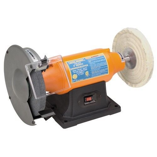 Bench grinder/buffer 8&#034; - 3/4 hp low vibration 3600 rpm motor - 5/8&#034; arbor fedex for sale