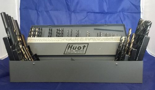 HUOT 3-IN-1 Drill Index Jobber (Standard) Dispenser Organizer 11700 With Bits