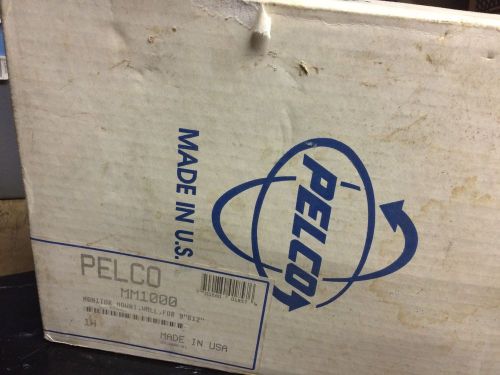 NEW PELCO MM1000 MONITOR BRACKET FOR 9&#034; - 12&#034; MONITOR (COLOR - CREAM)