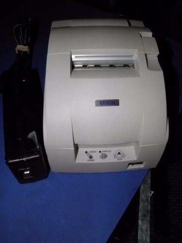 Epson Model TM-U220D Receipt Printer M188D  whte parallel with power cable