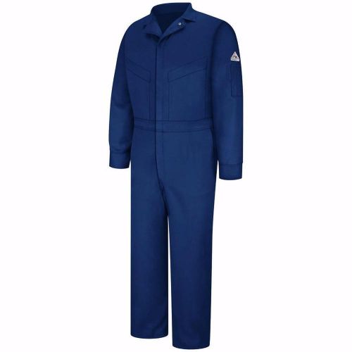 Bulwark Flame Resistant Cotton/Nylon ComforTouch Deluxe Coverall 56 Regular VC