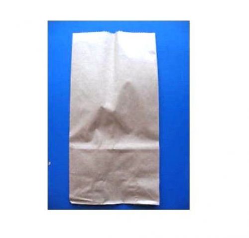 100 pc 500 pc Kraft Paper Bag 4 Lb  Count 4-7/8 x 3&#034; x 10, 100x 500x set