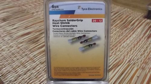 Raychem CPGI-SGRS-2-6 Soldergrip Heat Shrink Wire Connectors, 6pk