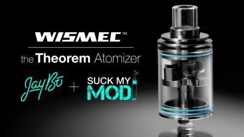 Wismec Theorem Atomizer RTA Designed by Jaybo IN STOCK! US Seller 100% Authentic