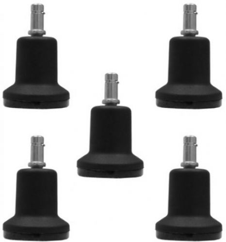 Replacement office chair or stool bell glides - high profile (5 pack) - s0007 for sale