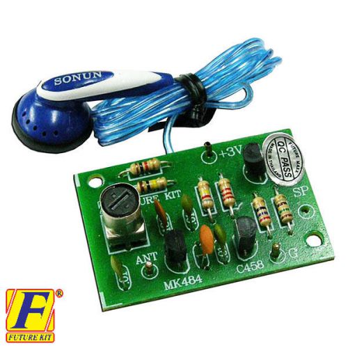 Earphone 3vdc simple basic mini am radio electrical circuit board kit diy for sale
