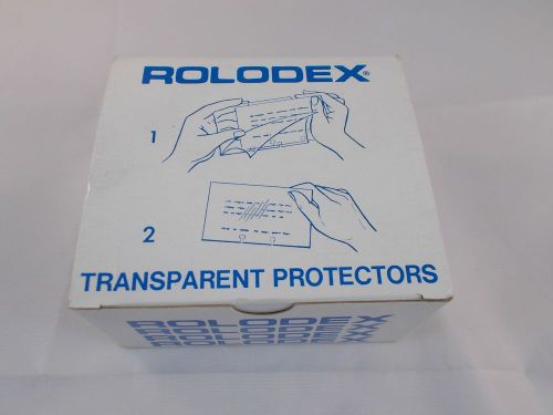 Rolodex Transparent Protectors Orange &amp; Pink combined