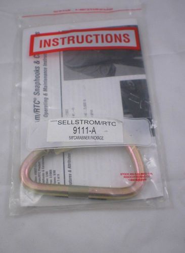SELLSTROM RTC 9111-A 5/8&#034; CARABINER PACKAGE - 3600 lbs